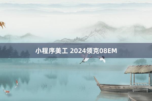 小程序美工 2024领克08EM